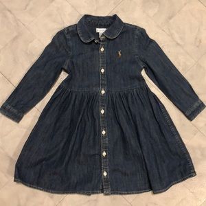 Baby Girl Denim Ralph Lauren Dress